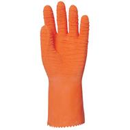 Mártott narancs krepp latex, érdes, vegyszerálló, 32cm