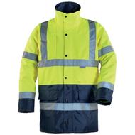 Fluo télikabát sárga/kék