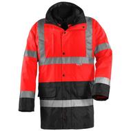 Fluo 4/1pe piros/fekete kabát