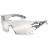 Uvex pheos szemüveg, szürke szár, ezüst tükrös lencse