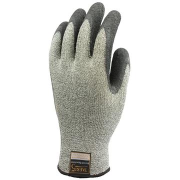 Taeki5 vágásbiztos szerelőkesztyű, fekete latex tenyér