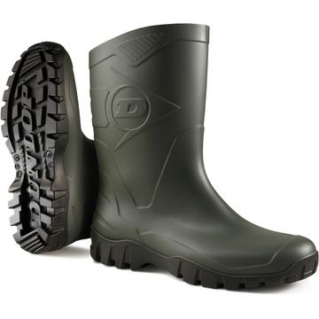 Dunlop dee  rövidszárú zöld pvc csizma