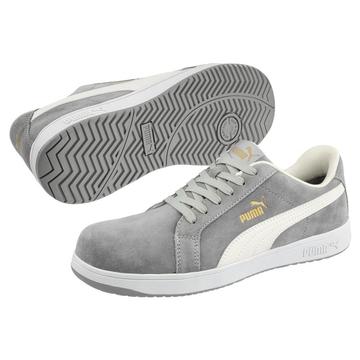Puma iconic suede szürke s1p esd munkavédelmi félcipő