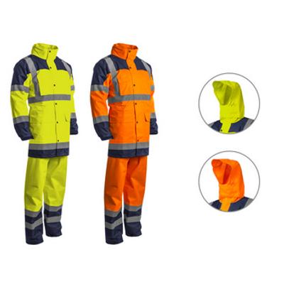 Hydra fluo esőöltöny fényvisszaverő csíkkal